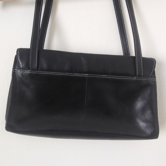 The Sak Black Leather Quilted Shoulder Bag - Picture 3 of 13